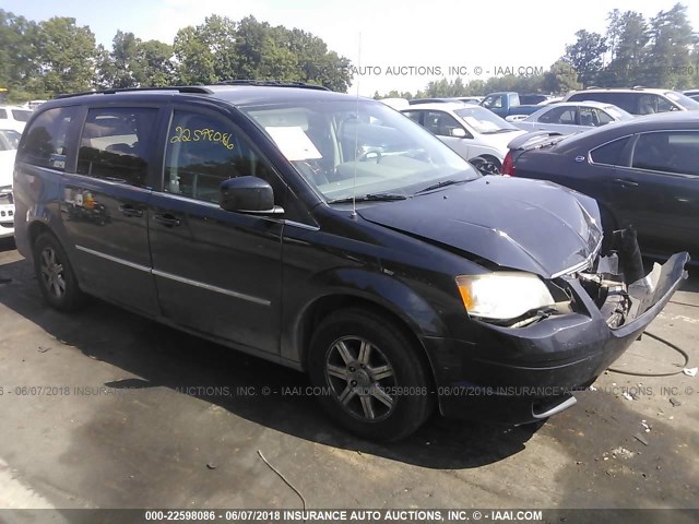 2A4RR5DX3AR338284 - 2010 CHRYSLER TOWN & COUNTRY TOURING BLACK photo 1