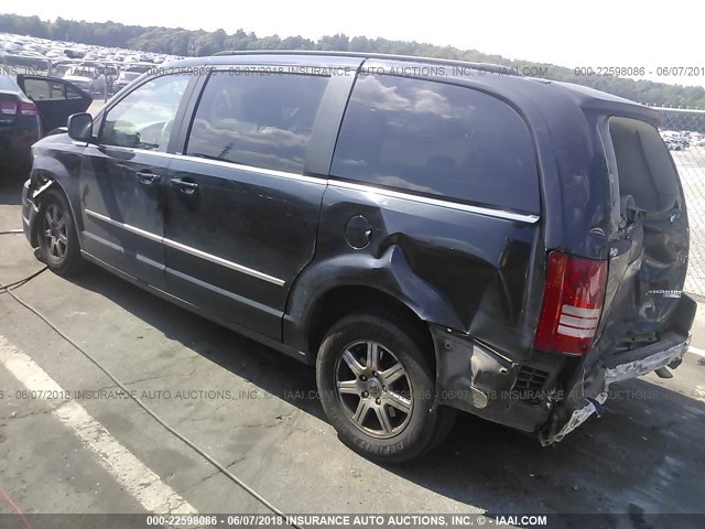 2A4RR5DX3AR338284 - 2010 CHRYSLER TOWN & COUNTRY TOURING BLACK photo 3