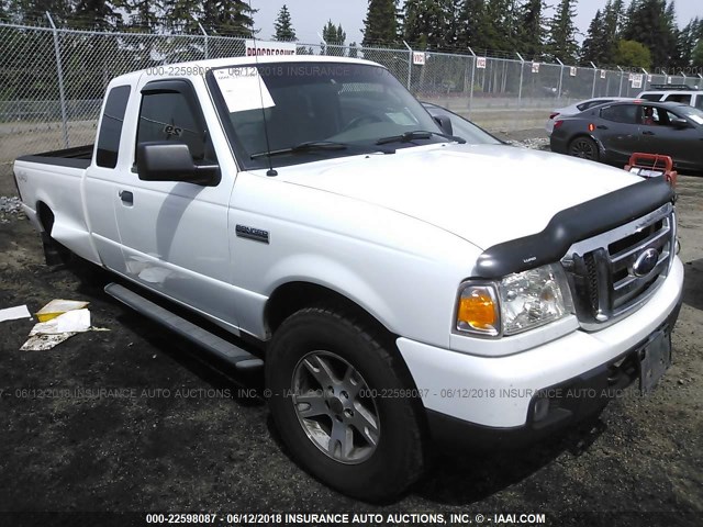 1FTZR45E56PA20009 - 2006 FORD RANGER SUPER CAB WHITE photo 1