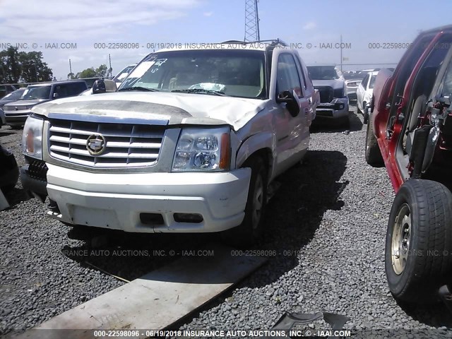 1GYEK63N72R159570 - 2002 CADILLAC ESCALADE LUXURY WHITE photo 2