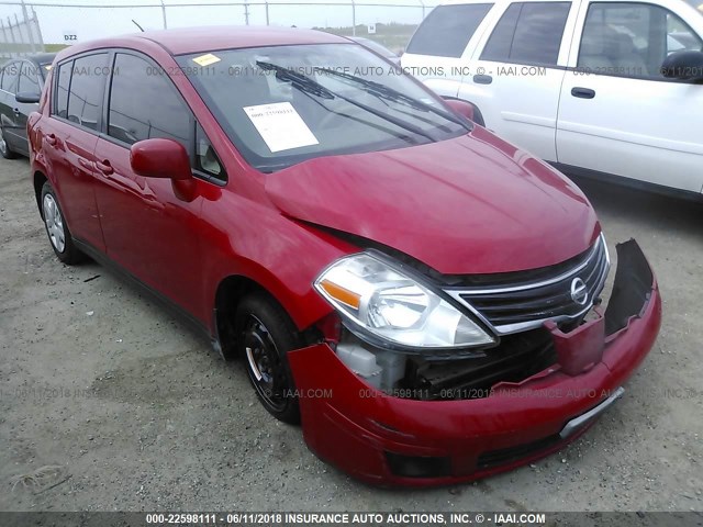 3N1BC1CPXAL369700 - 2010 NISSAN VERSA S/SL RED photo 1