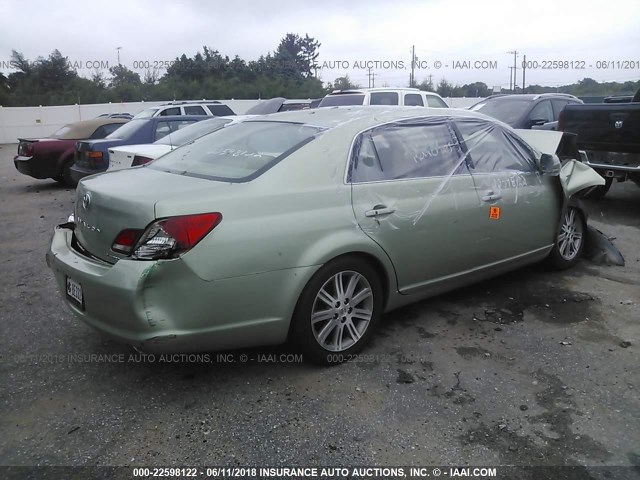 4T1BK36B26U155840 - 2006 TOYOTA AVALON XL/XLS/TOURING/LIMITED GREEN photo 4