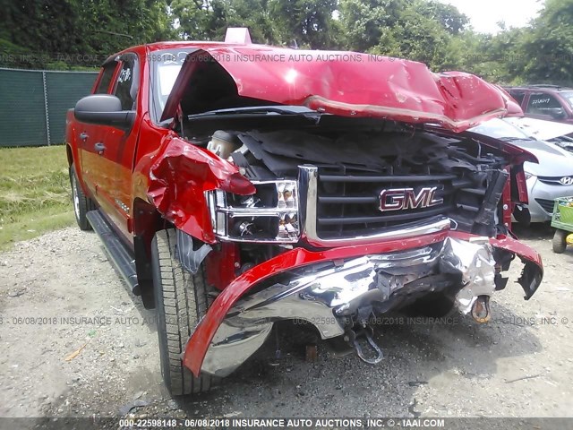 3GTP2VE31BG258583 - 2011 GMC SIERRA K1500 SLE RED photo 6