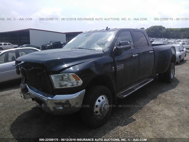 3C63RRHL0EG167720 - 2014 RAM 3500 SLT BLACK photo 2