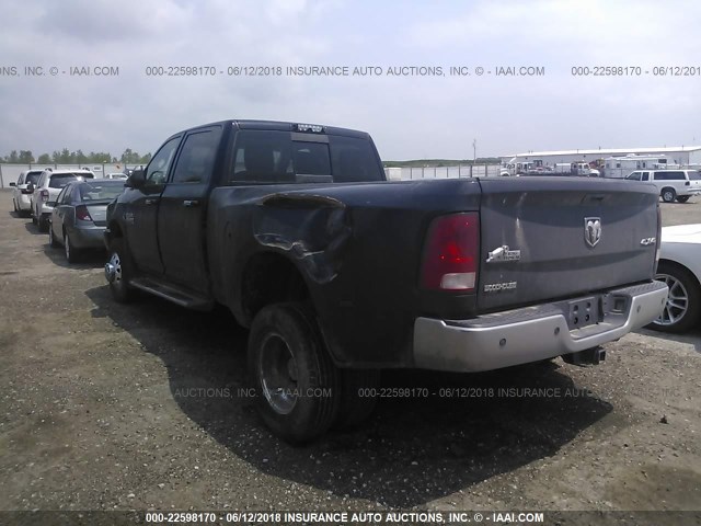 3C63RRHL0EG167720 - 2014 RAM 3500 SLT BLACK photo 3