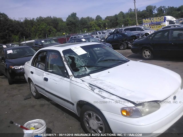 1Y1SK548XXZ401671 - 1999 CHEVROLET GEO PRIZM LSI WHITE photo 6