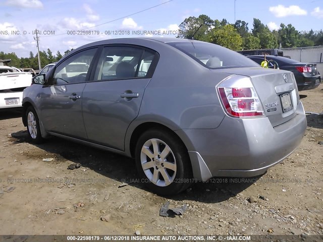 3N1AB61E28L672252 - 2008 NISSAN SENTRA 2.0/2.0S/2.0SL GRAY photo 3