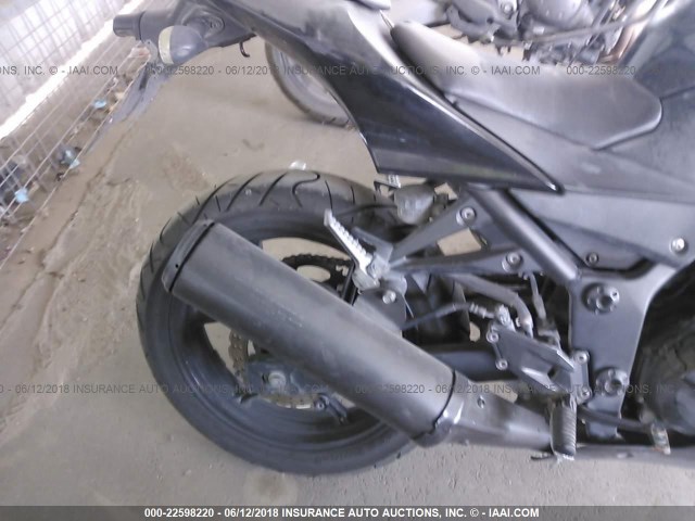 JKAEXMJ168DA10744 - 2008 KAWASAKI EX250 J BLACK photo 6