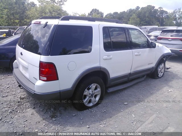 1FMZU73E25UA95720 - 2005 FORD EXPLORER XLT/XLT SPORT/NBX 白色 照片 4