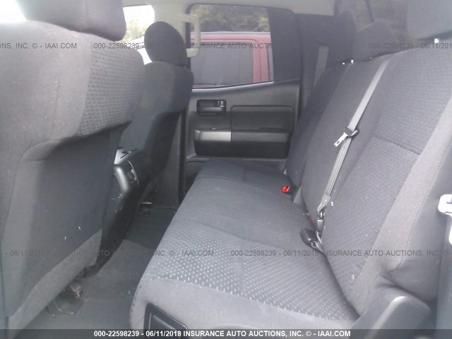 5TFUW5F17CX260792 - 2012 TOYOTA TUNDRA DOUBLE CAB SR5 GRAY photo 8