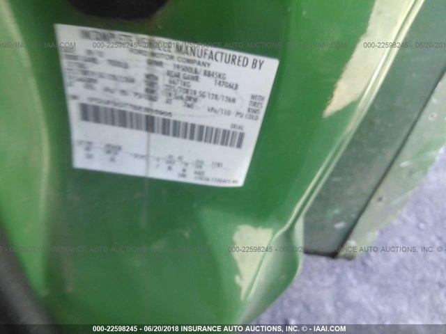 1FDUF5GT7BEB15905 - 2011 FORD F550 SUPER DUTY GREEN photo 10