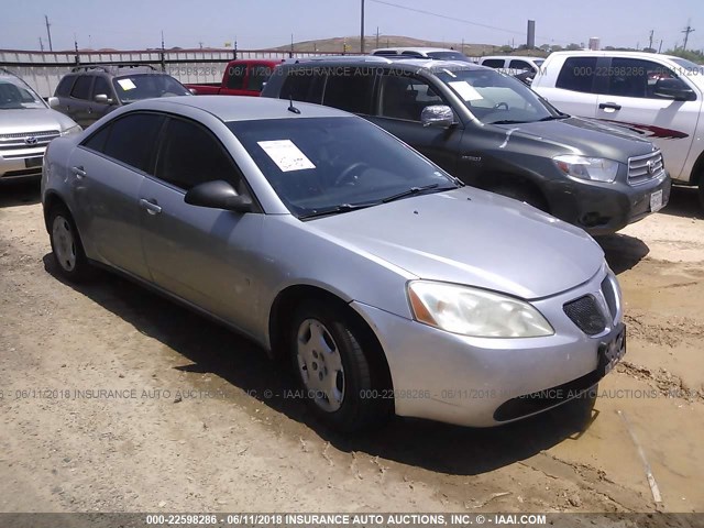 1G2ZF57B584141665 - 2008 PONTIAC G6 VALUE LEADER/BASE SILVER photo 1