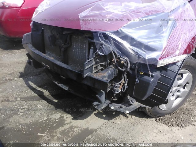 JN8AS58V69W189635 - 2009 NISSAN ROGUE S/SL RED photo 6