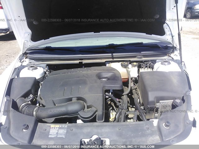 1G1ZA5EU4CF389197 - 2012 CHEVROLET MALIBU LS თეთრი ფოტო 10