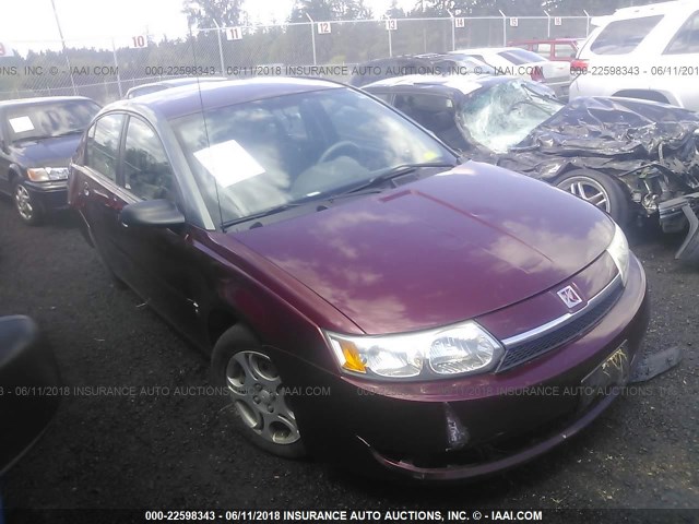 1G8AJ52F13Z130833 - 2003 SATURN ION LEVEL 2 MAROON photo 1