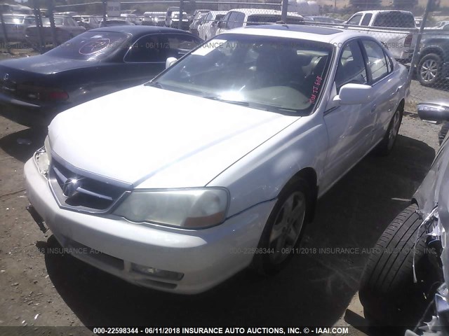 19UUA56822A012965 - 2002 ACURA 3.2TL TYPE-S WHITE photo 2