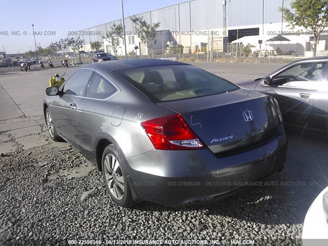 1HGCS1B32BA015912 - 2011 HONDA Accord LX-S GRAY photo 3