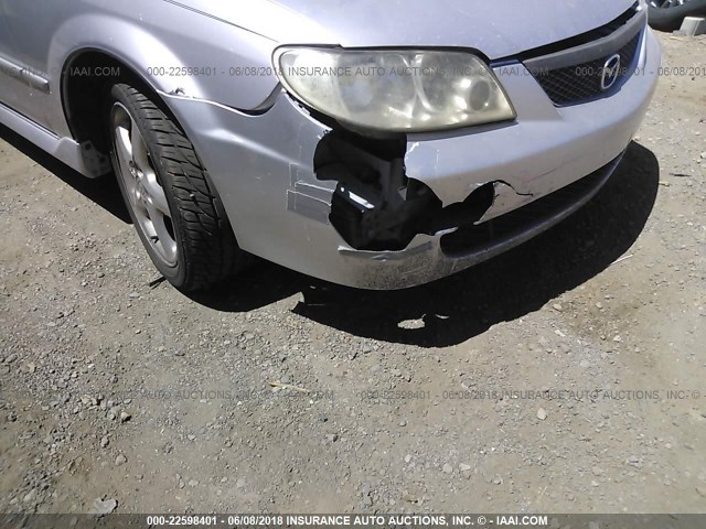 JM1BJ246521447727 - 2002 MAZDA PROTEGE PR5 银色 照片 6