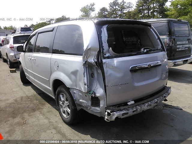 2A4RR5D10AR351263 - 2010 CHRYSLER TOWN & COUNTRY TOURING SILVER photo 3