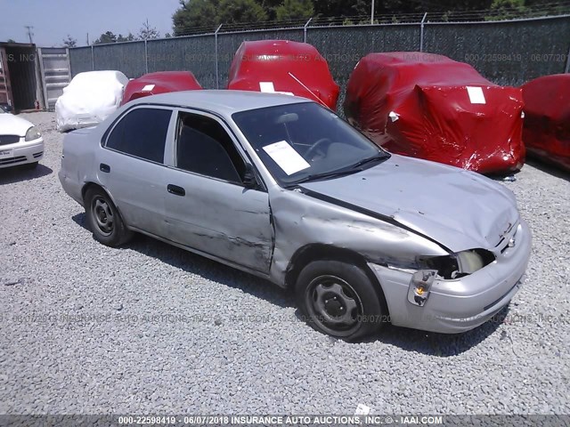 2T1BR12EXXC128288 - 1999 TOYOTA COROLLA VE/CE/LE SILVER photo 1