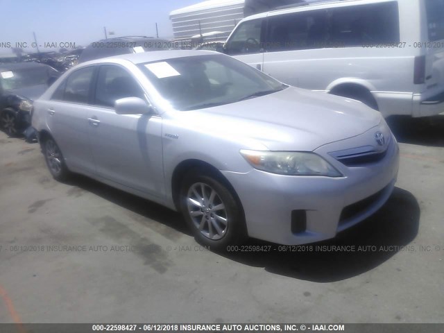 4T1BB3EK0AU126072 - 2010 TOYOTA CAMRY HYBRID SILVER photo 1