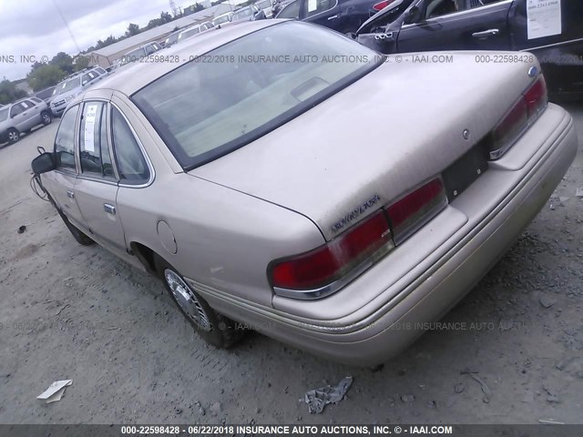 2FALP71W7VX224739 - 1997 FORD CROWN VICTORIA POLICE INTERCEPTOR TAN photo 3