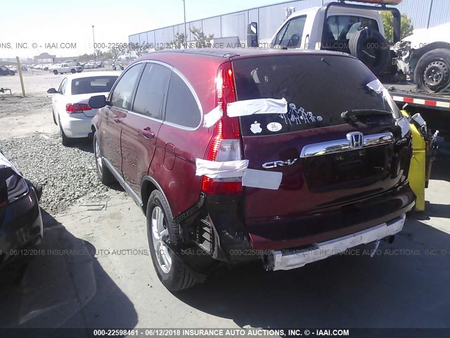 JHLRE4H75AC006140 - 2010 HONDA CR-V EXL RED photo 3