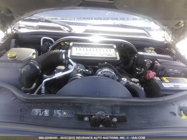 1J8HG48N16C143402 - 2006 JEEP COMMANDER შავი ფოტო 10