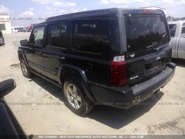 1J8HG48N16C143402 - 2006 JEEP COMMANDER შავი ფოტო 3