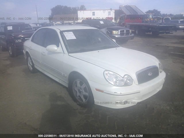 KMHWF35H65A207739 - 2005 HYUNDAI SONATA GLS/LX WHITE photo 1