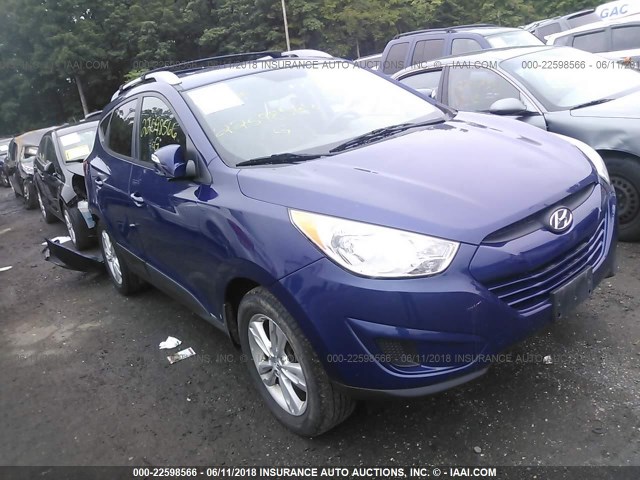 KM8JUCAC6CU373362 - 2012 HYUNDAI TUCSON GLS/LIMITED 蓝色 照片 1