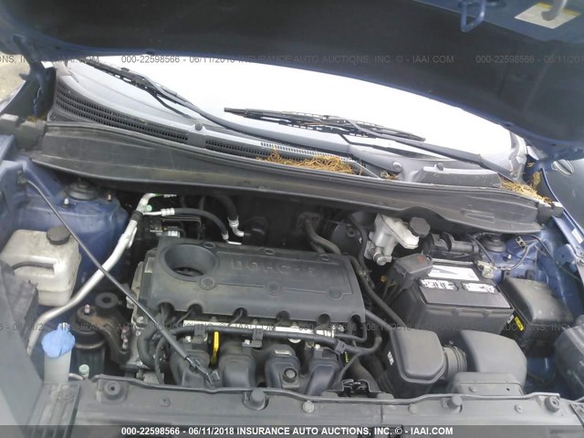 KM8JUCAC6CU373362 - 2012 HYUNDAI TUCSON GLS/LIMITED 蓝色 照片 10