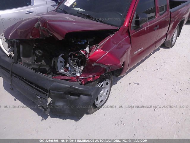 5TETX22N28Z548607 - 2008 TOYOTA TACOMA ACCESS CAB Rot Foto 6