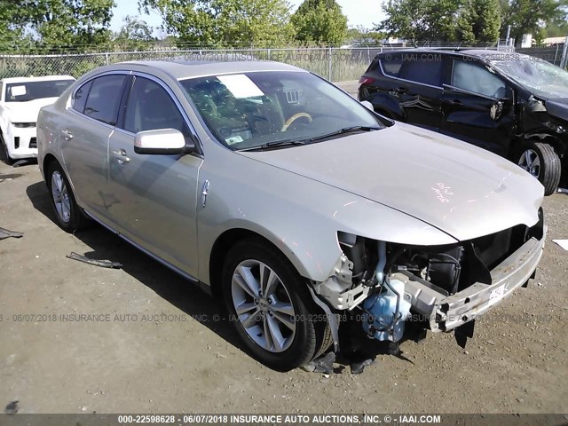 1LNHL9DR5BG604589 - 2011 LINCOLN MKS GOLD photo 1