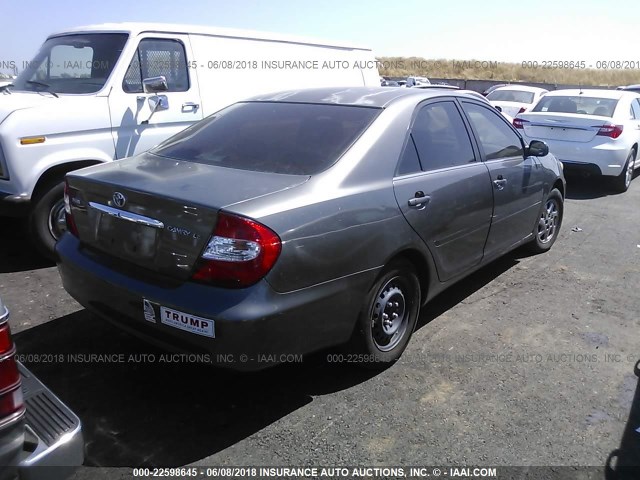 JTDBE32K120041489 - 2002 TOYOTA CAMRY LE/XLE/SE Boz foto 4