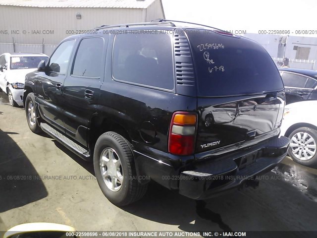 1GKEK63U23J300272 - 2003 GMC YUKON DENALI BLACK photo 3