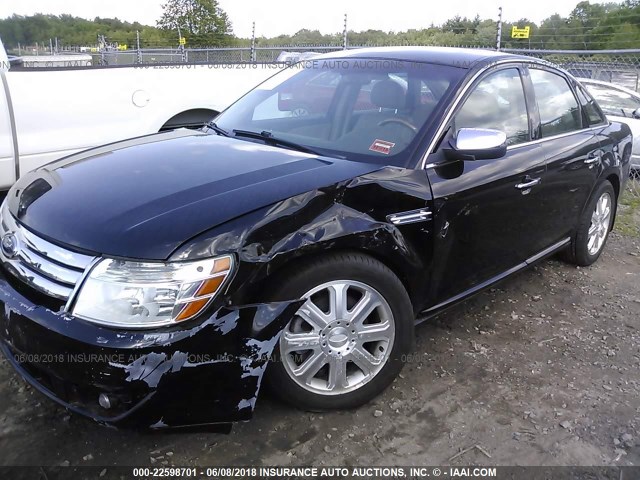 1FAHP25WX8G136118 - 2008 FORD TAURUS LIMITED BLACK photo 6