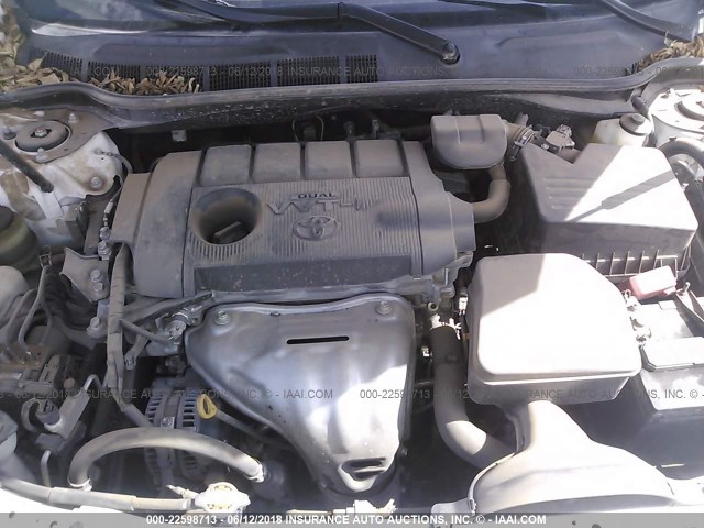 4T4BF3EK8BR198181 - 2011 TOYOTA CAMRY SE/LE/XLE WHITE photo 10