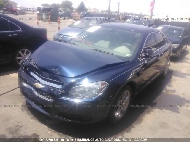 1G1ZB5EB6A4111289 - 2010 CHEVROLET MALIBU LS 深蓝色 照片 2