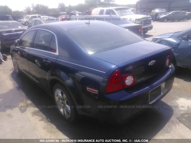 1G1ZB5EB6A4111289 - 2010 CHEVROLET MALIBU LS 深蓝色 照片 3