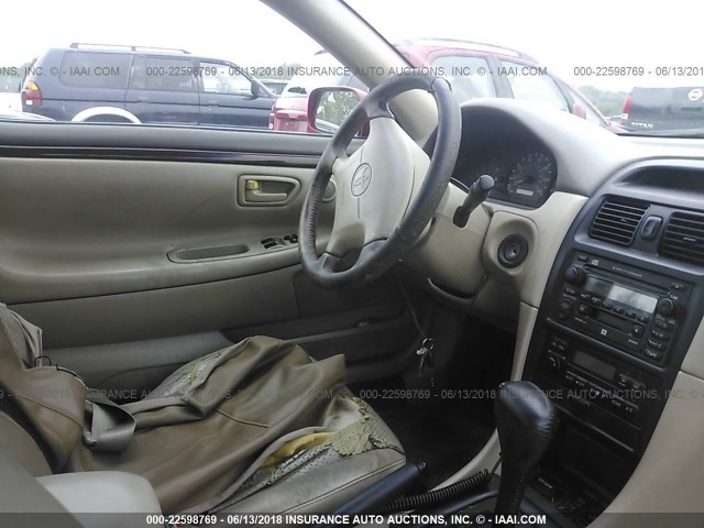 2T1FF22P41C421533 - 2001 TOYOTA CAMRY SOLARA SE/SLE Қызыл фото 5