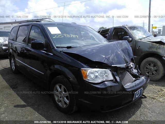 2A4RR5D11AR153565 - 2010 CHRYSLER TOWN & COUNTRY TOURING BLACK photo 1