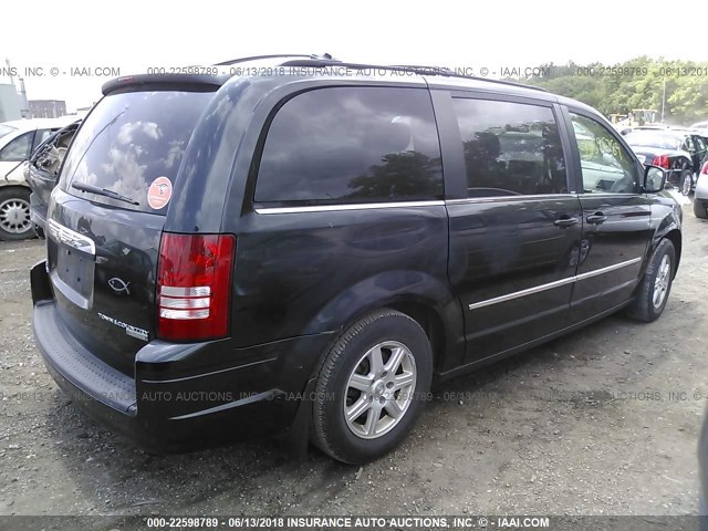 2A4RR5D11AR153565 - 2010 CHRYSLER TOWN & COUNTRY TOURING BLACK photo 4