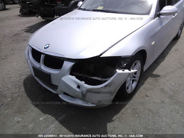 WBAVC93508K044327 - 2008 BMW 328 XI SILVER photo 6