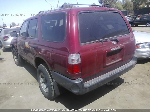JT3GM84RXV0010704 - 1997 TOYOTA 4RUNNER RED photo 3