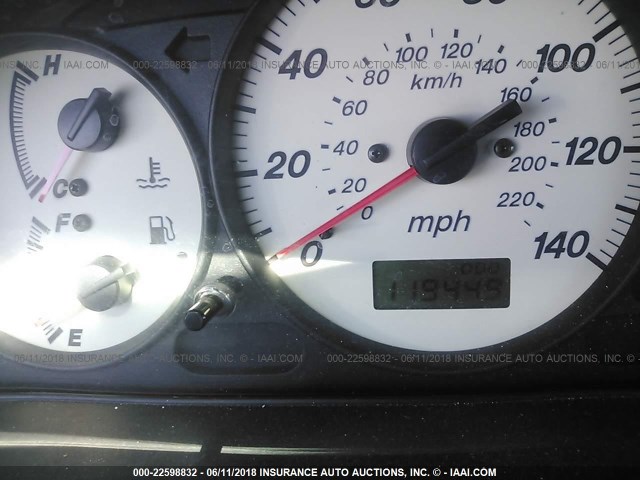 JM1BJ225410419755 - 2001 MAZDA PROTEGE LX/ES ოქროსფერი ფოტო 7