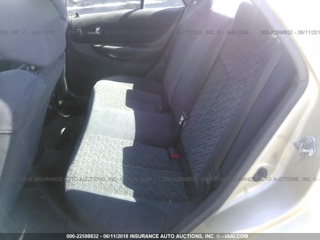 JM1BJ225410419755 - 2001 MAZDA PROTEGE LX/ES ოქროსფერი ფოტო 8