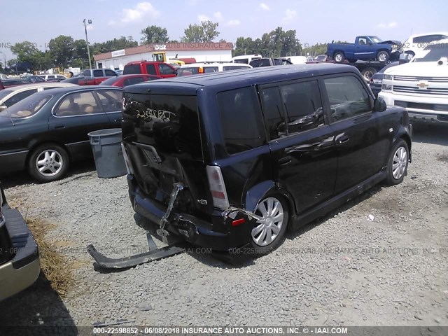 JTLKT324454008110 - 2005 TOYOTA SCION XB ლურჯი ფოტო 4