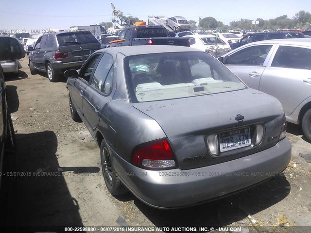 3N1CB51D51L437151 - 2001 NISSAN SENTRA XE/GXE GRAY photo 3