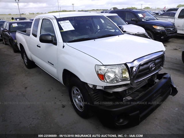 5TETX22N29Z645002 - 2009 TOYOTA TACOMA ACCESS CAB Weiß Foto 1